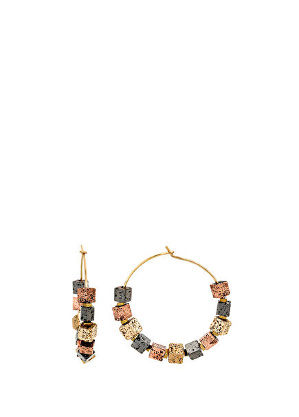 Golden Ash Kadın Altın Küpe